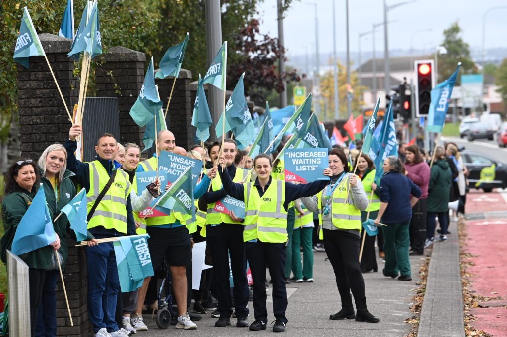 hse protests in cork